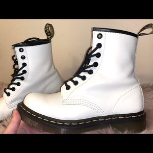 White Dr. Martens